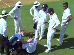INDvsENG मुंबई टेस्ट : भुवनेश्वर कुमार का थ्रो अंपायर के सिर में लगा, मैदान पर गिरे, सब हो गए चिंतित