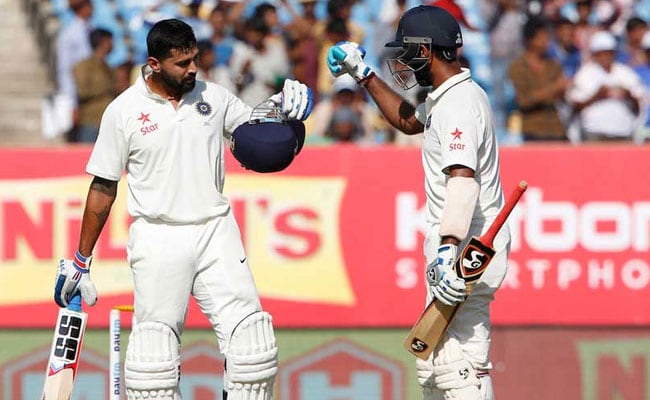 INDvsENG मुंबई टेस्ट : विराट कोहली और मुरली विजय के शतकीय प्रहारों से टीम इंडिया को 51 रन की बढ़त