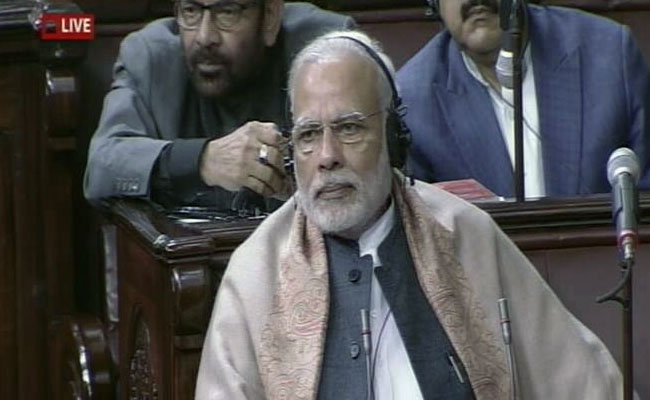 संसद में नोटबंदी पर हंगामा : पीएम मोदी की मौजूदगी में विपक्ष की नारेबाजी, कार्यवाही स्थगित