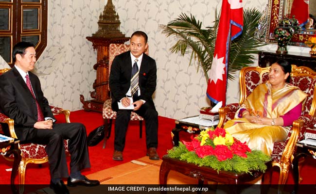 Chinese Communist Party Delegation Meets Nepal President, Discuss Bilateral Ties