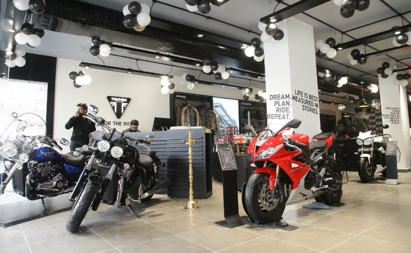 one triumph dealership in delhi