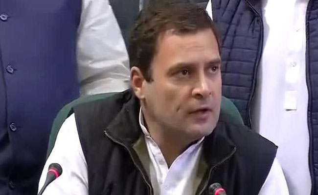 Rahul Gandhi's Posters Torn Ahead Of Gujarat Rally, Congress Blames BJP