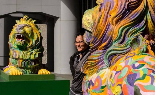 HSBC's Rainbow Lion Statues In Hong Kong Slammed By Anti-Gay Groups