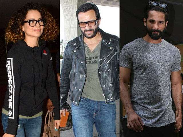 Kangana Ranaut Says Things Are Fine Between Her And <I>Rangoon</i> Co-Stars Shahid Kapoor, Saif Ali Khan
