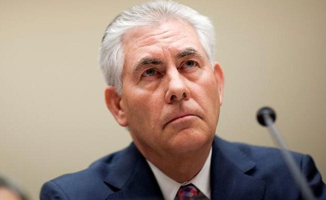 US Secretary Of State Rex Tillerson Addresses Dissent On First Day