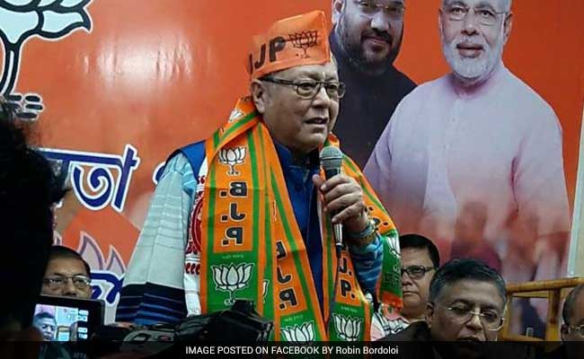 Former Assam Congress Minister Robin Bordoloi Joins BJP