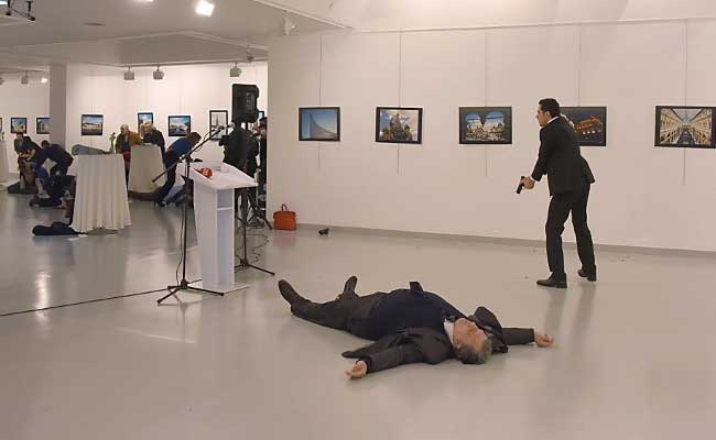Turkish Police Officer, Invoking Aleppo, Guns Down Russian Ambassador In Ankara
