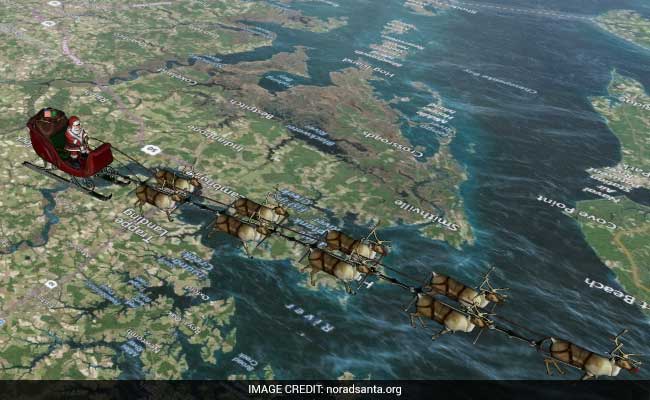 Interactive Website Charts Santa's Journey Around The Globe