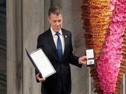 Colombian President Receives Nobel Prize For Peace Accord Colombian President Receives Nobel Prize For Peace Accord