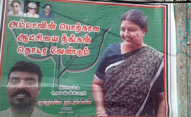 As AIADMK Urges Sasikala Natarajan To Lead, Curious Posters Make Her Case