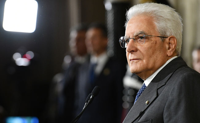Italy President Sergio Mattarella Pledges To Solve Government Crisis Fast