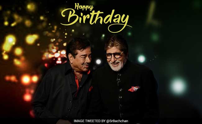 अमिताभ बच्‍चन ने शत्रुघ्न सिन्हा को दी जन्‍मदिन की बधाई