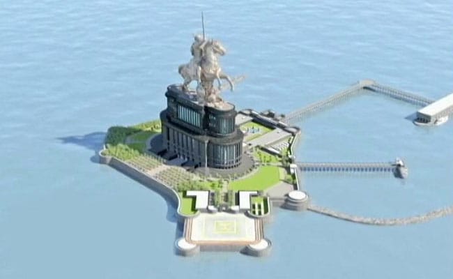 Maharashtra's Shivaji Memorial Grows Taller To Top Buddha Statue In China