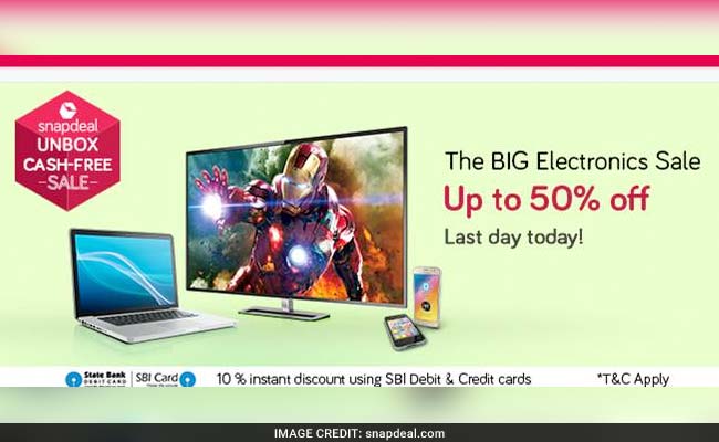 जल्दी कीजिए, स्नैपडील का 'अनबॉक्स कैशफ्री सेल' ऑफर मंगलवार को खत्म! मिल रही 70% छूट