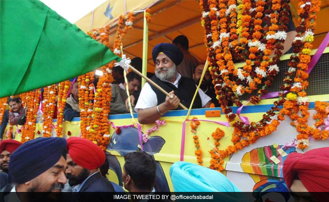 Sukhbir Singh Badal Launches Punjab's First Amphibious Bus