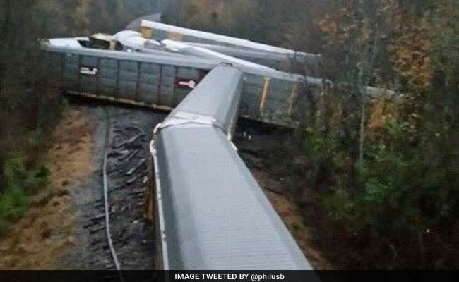 Train Carrying BMWs Derails, 97 Vehicles Damaged