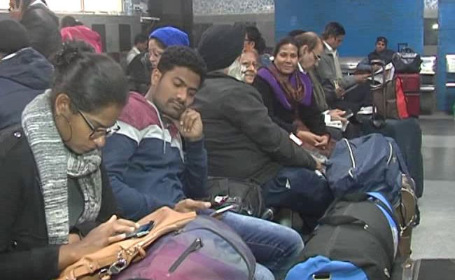 Train Services Hit As Heavy Fog Blankets Delhi, Passengers Stranded