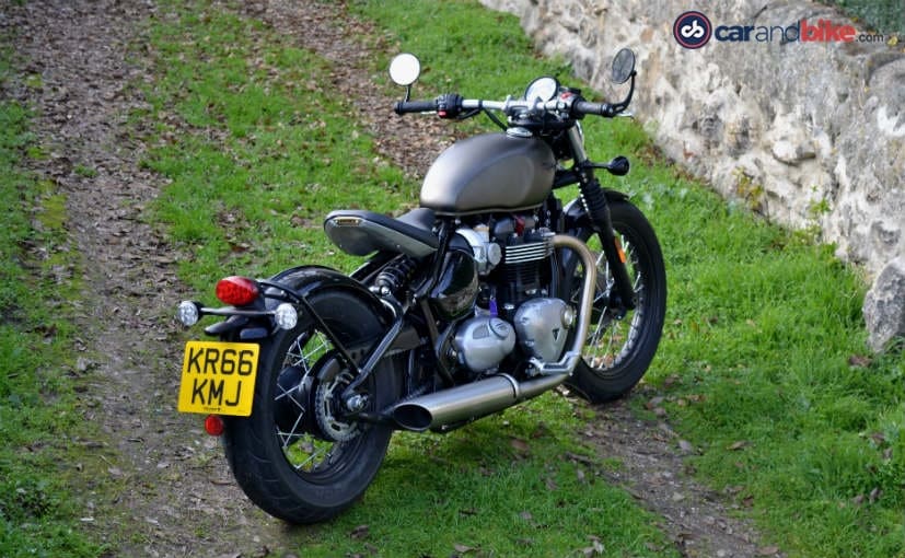 triumph bonneville bobber first ride