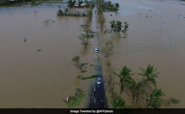 Philippines Searches For 18 Crewmen Of Ship Sunk By Typhoon Nock-Ten