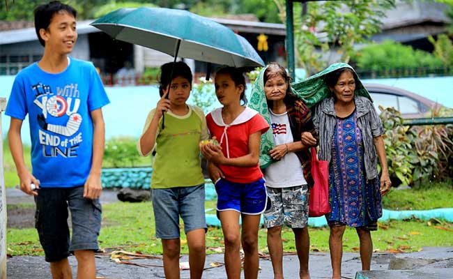 Powerful Typhoon Nock-Ten Slams Into The Philippines