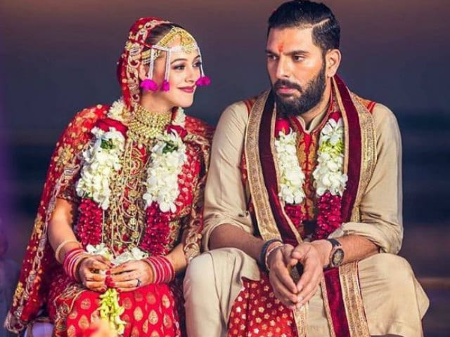 Hazel Keech, Yuvraj Singh Continue Celebrations With Sangeet 2.0