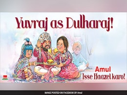'Yuvraj As <i>Dulharaj'</i> And Other Amul Ads That Made Us Giggle 'Yuvraj As <i>Dulharaj'</i> And Other Amul Ads That Made Us Giggle