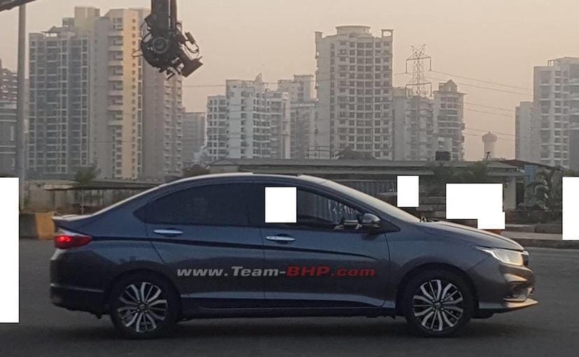 2017 honda city facelift spied india