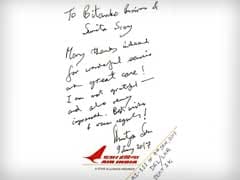 Air India, In Defense, Flags Amartya Sen's Note. But Flight Was Late.