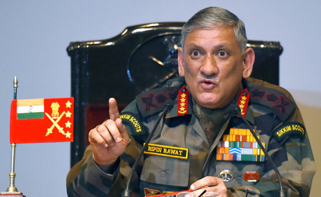 भारतीय सेना प्रमुख जनरल बिपिन रावत के 'सलामी स्लाइसिंग' वाले बयान से चीन हुआ खफा, दी यह प्रतिक्रिया