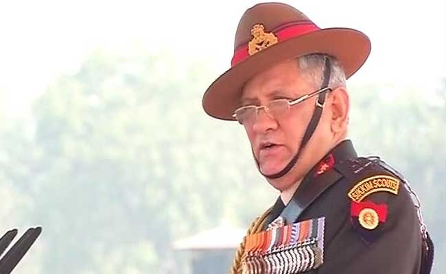 Army Chief Bipin Rawat Lauds Force For Work During Cyclone Vardah