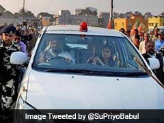 Babul Supriyo Tweets Car Attacked By 'Trinamool Goons' In West Bengal's Durgapur