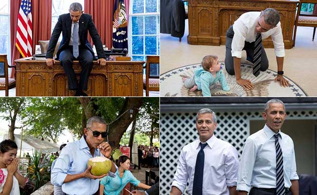 बराक ओबामा के अलग-अलग रूप : बेहद खूबसूरत तस्वीरों में देखिए कैसा बीता POTUS का 2016