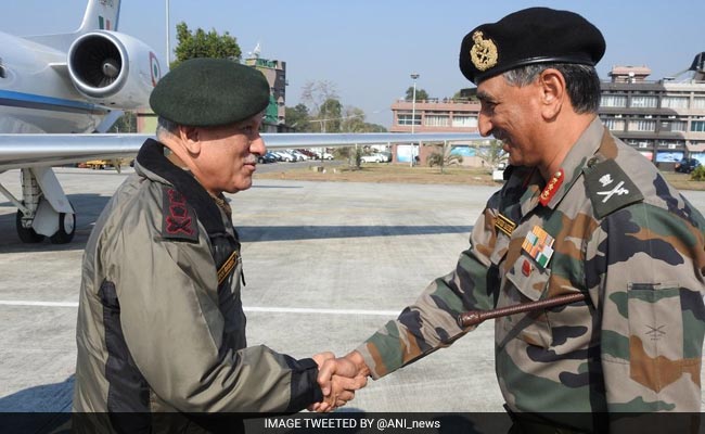 Army Chief General Bipin Rawat Visits Eastern Command, International  Borders With China
