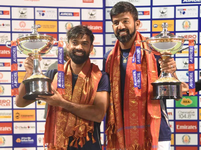 Rohan Bopanna-Jeevan Nedunchezhiyan Win Chennai Open Doubles Title