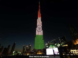 Republic Day 2017: Burj Khalifa Lit Up In Tri-Colour Republic Day 2017: Burj Khalifa Lit Up In Tri-Colour