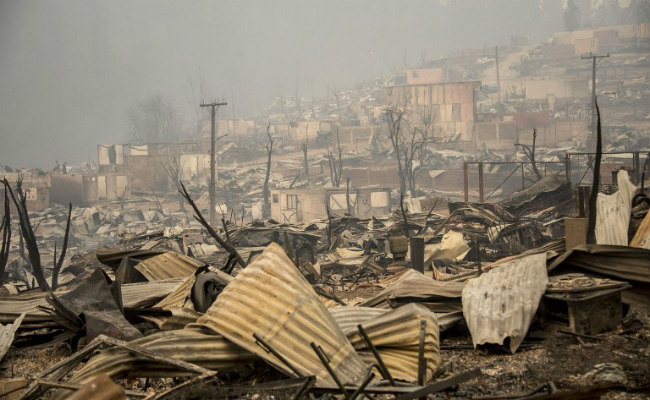 Chile's Worst Wildfires Destroy Town, Number Of Deaths Now 10