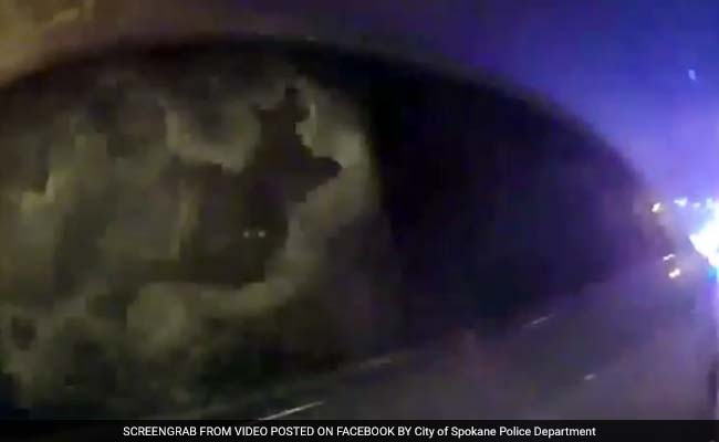 Dramatic Video Captures Hero Cop Save Woman Trapped In A Burning Car