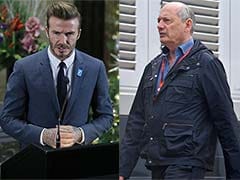 David Beckham, Ron Dennis Square Up At New Year's Eve Show In Maldives