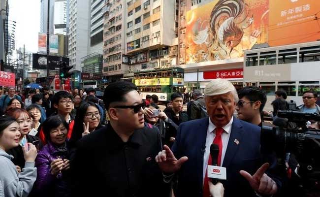 Lookalikes Of Donald Trump, North Korea's Kim Jong Un Grab Hong Kong By Surprise