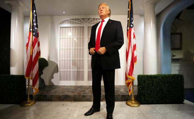 Donald Trump Waxwork Replaces Barack Obama At Madame Tussauds London