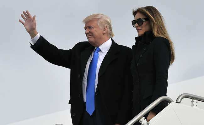 Donald Trump Arrives In Washington Ahead Of Historic Inauguration