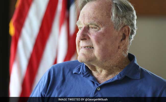 Former US President George HW Bush Hospitalised