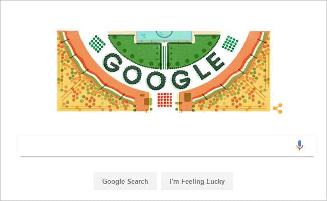 गूगल ने भी मनाया भारत का 68वां गणतंत्र दिवस, डूडल पर सजाया राजपथ