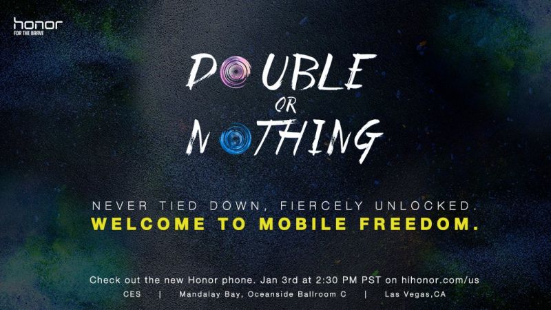 हॉनर 'एपिक' स्मार्टफोन 3 जनवरी को सीईएस 2017 में होगा लॉन्च