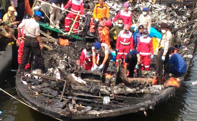 17 Still Missing After Indonesia Boat Fire Kills 23