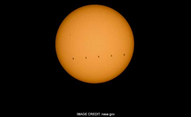 NASA Captures International Space Station Crossing Sun At 29,000 Km Per Hour