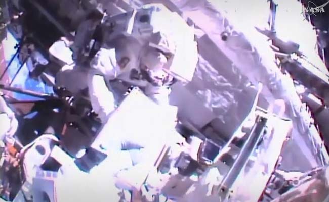 Astronauts Upgrade Station Power System In 6 Hour Spacewalk