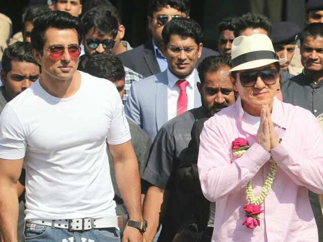 Sonu Sood Welcomes Kung Fu Yoga Co-Star Jackie Chan To India In Style