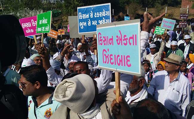 kisaan vedana yatra gujarat