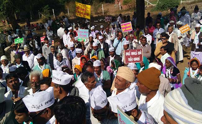 पटेलों; दलितों के बाद गुजरात में एक और आंदोलन, किसान वेदना यात्रा गांधीनगर पहुंची